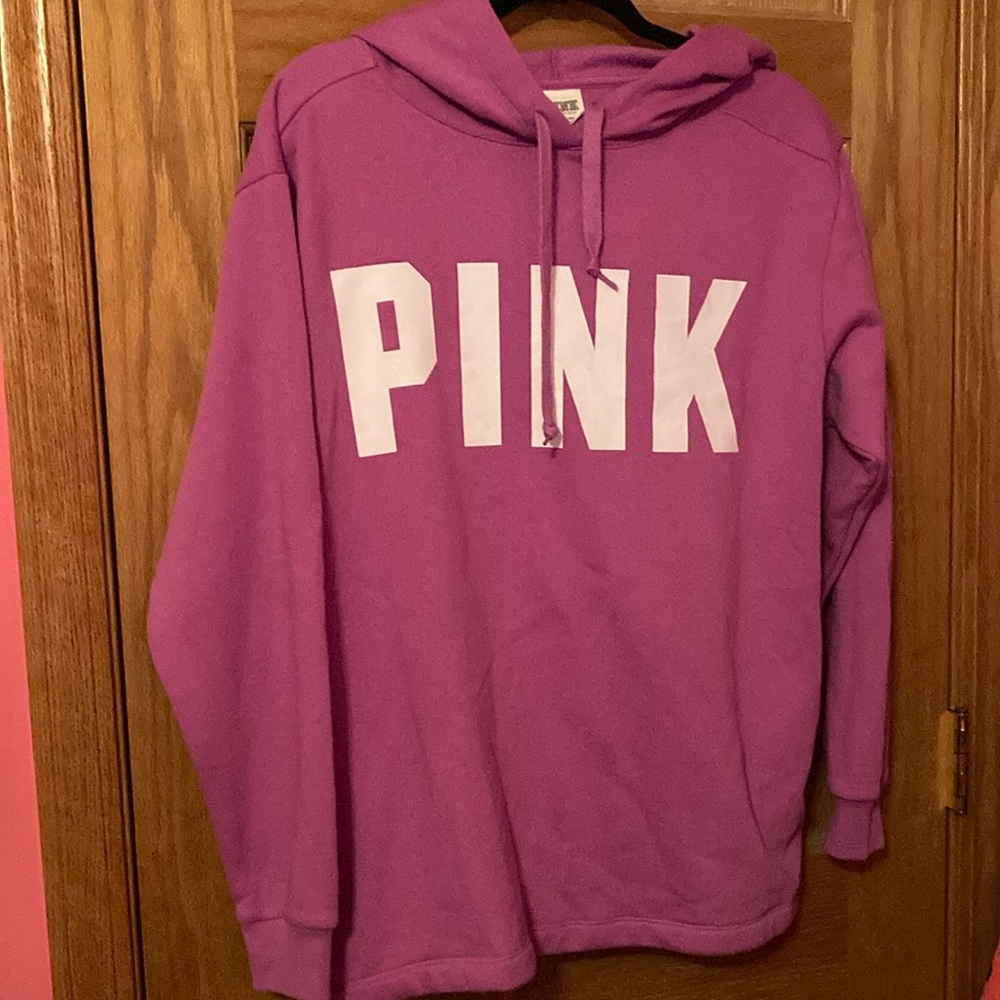 Pink Victorias Secret purple hoodie